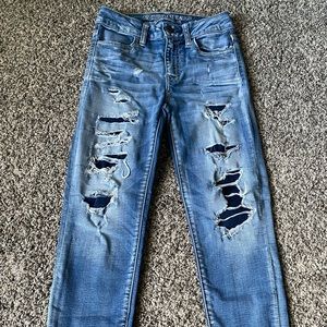 American Eagle Hi Rise Crop Jegging Size 0